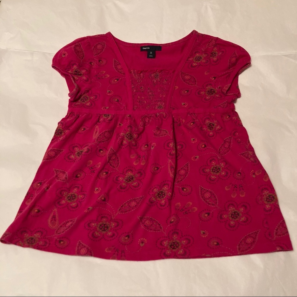 GAP Paisley & Floral Pink Patterned Blouse